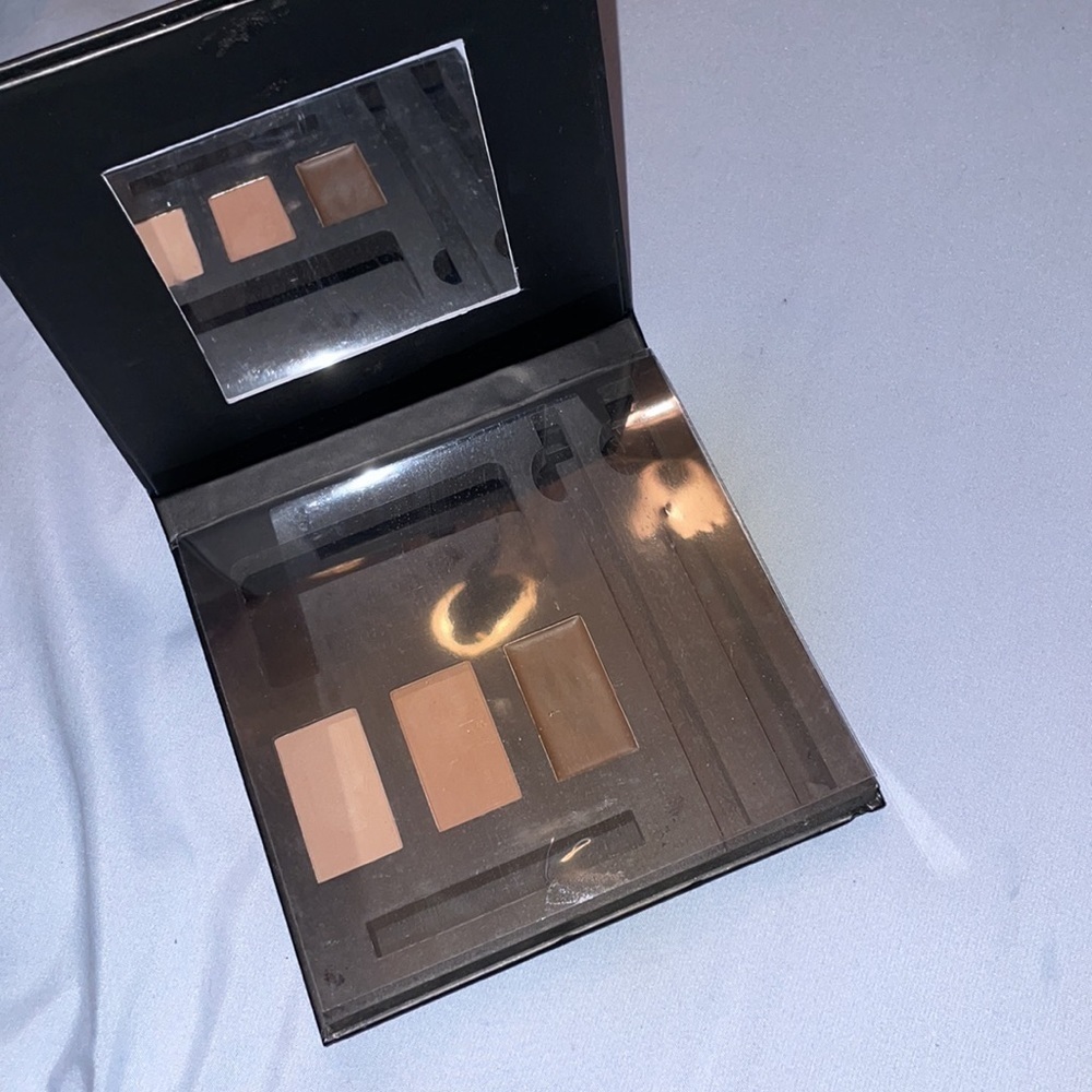 Elf brown eyebrow pallet powder putty wax